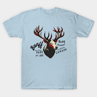 Banff National Park Rocky Mountains wapiti T-Shirt